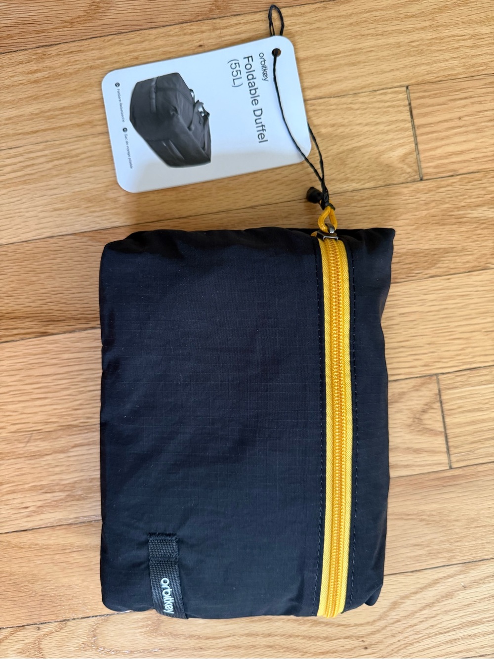 Orbitkey Foldable Duffel (55L) - Black, NWT (New with tags)